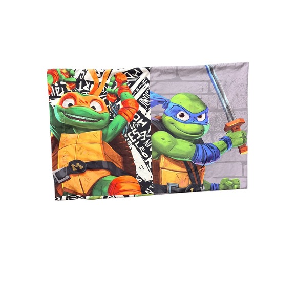 Nickelodeon Other - Nickelodeon TMNT Mutant Mayhem‎ Pillowcase Kids Standard Green Graphic Print